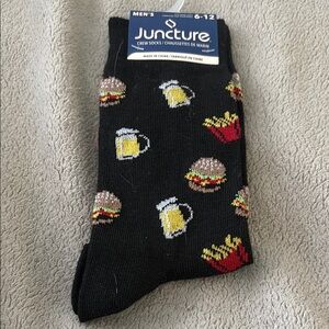 Fries & Beer fun socks